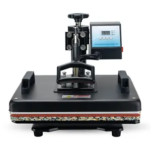 Dual Sublimation Printing Machine Heat Press DIY for T shirt Mug 5-IN-1 Multi-function Printer