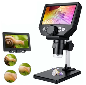 กล้องจุลทรรศน์ดิจิตอลแบบอิเล็กทรอนิกส์ LCD HD ขนาด 4.3 นิ้ว รุ่นใหม่ สำหรับซ่อมโทรศัพท์มือถือ พร้อมหน้าจอ LCD สำหรับอุ<span class=keywords><strong>ป</strong></span>กรณ์อิเล็กทรอนิกส์ PCB - Product Image 1