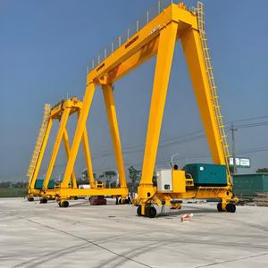 Grue à portique montée sur pneus à transmission par boîte de vitesses avec une capacité de 5T-70T pour une utilisation en usine - Product Image 6