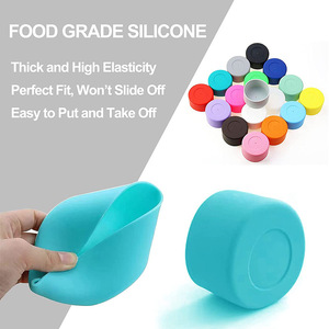 75mm Anti-slip Silicone Water Bottle <b>Boot</b> Cup Bottom Protective Sleeve <b>Cover</b> Fits 12oz to 24oz Tumbler - Product Image 4