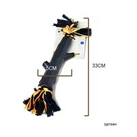 Jouet pour chien en corde de coton TPR tressée, nœud, os à mâcher et balle, vente en gros