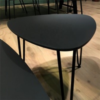 Table de cuisine DEBO Cleantop, surface douce au toucher, résistante à l'eau, antistatique, HPL, design moderne, garantie 5 ans, solution pour projets