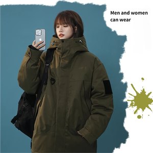 Chaqueta y <span class=keywords><strong>Abrigo</strong></span> para <span class=keywords><strong>Hombre</strong></span> con Logotipo Personalizado, Nueva Colección en Oferta, con Cremallera Impermeable y Decoración Bordada para Invierno - Product Image 1