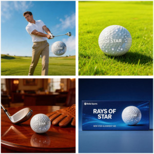 Pelotas de Golf Profesionales con Diseño de Hoyuelos para Mayor Giro y Durabilidad, Colores y Estilos Personalizables para Entusiastas del Golf - Product Image 2