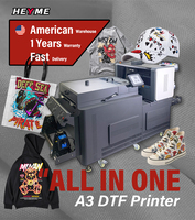 Imprimante DTF automatique A3 Xp600 tête d'impression Epson tête d'impression neuve 300mm Dimension d'impression 1 an Pigment T-Shirt Machine