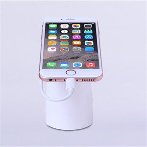 10 đơn vị/lô Trắng ABS độc lập điện điện thoại thông minh thương hiệu cửa hàng Tabletop <span class=keywords><strong>demo</strong></span> sạc điện thoại di động báo động đứng - Product Image 3