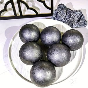 Esfera de Shungita, Piedra Curativa Reiki, Bola de Cuarzo Cristal Natural al por Mayor para Regalo - Product Image 2