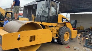 18 tấn thủy lực đường lăn Sâu Bướm cs683e Đất máy đầm. Nhật Bản thực hiện ban đầu mèo cs683 đường Xây Dựng Con lăn tại Trung Quốc - Product Image 6