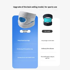 Genouillères de ménisque minces pour hommes de ceinture de sport Flexible professionnelle pour l'été basket-ball course à sauter Protection en mousse - Product Image 2