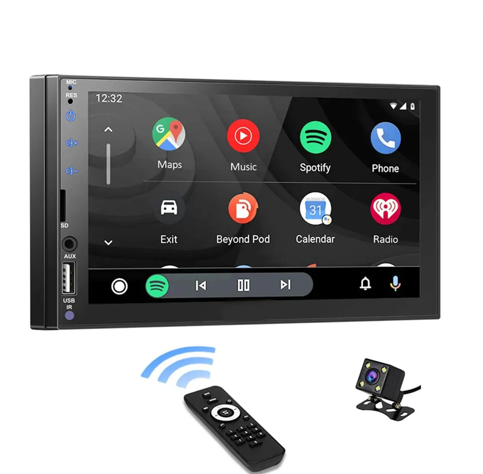 Crbrillar 2 Din Stereo 7 inç dokunmatik ekran stok ab otomatik Mp5 Dvd medya oynatıcı Carplay araba Video Android oto araba radyo