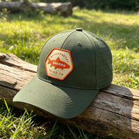 Casquette de baseball personnalisée à la mode en broderie 3D simple chapeaux à 6 panneaux Snapback avec trou de découpe laser