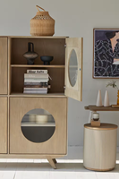 Moderno japonés granja país muebles de madera maciza vidrio aparador gabinete hogar comedor sala de estar apartamento uso