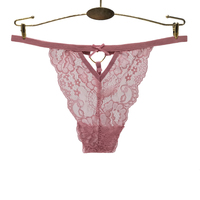 Tangas Yun Meng Ni para Mujer, Ropa Interior Femenina con Lazo, Tanga de Encaje de Talle Bajo para Mujer