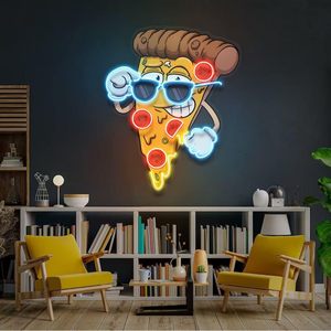 Letrero LED de Neón Personalizado TOP 10 para Interiores y Exteriores, Publicidad de Pizzerías, Logotipos, Decoración de Escuelas, Gran Venta - Product Image 3