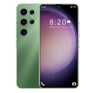 S23 Ultra 3 + 64G <span class=keywords><strong>Android</strong></span> 10.0 5G fonction fixe vue noire téléphone intelligent prenant en charge Google Play téléphone pour personnes âgées - Product Image 6