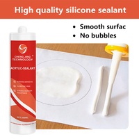 Mastic silicone liquide acétique à prix d'usine, adhésif monocouche résistant aux intempéries pour le remplissage des fissures et la construction en cuir