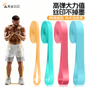 Yoga Resistance Band 2080 Elastic Band High Tension Exercise Training Fitness <b>Stretching</b> Tool - Product Image 3