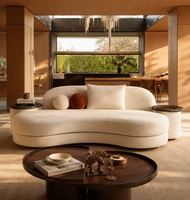 Ensemble de meubles pour salon, table et canapé, chaises de salle à manger rembourrées en velours à dossier moyen pour salons, meubles design