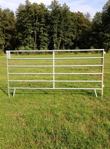 Bán nóng lồng vào nhau mạ kẽm nhỏ dê & Cừu rào cản Bảng điều chỉnh hàng rào kim loại có thể tháo rời Bảng điều khiển sân corral để bán - Product Image 3