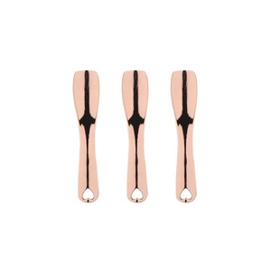Espátula Cosmética de Acero <span class=keywords><strong>Inoxidable</strong></span> y Aleación de Zinc, Mini, 6cm, para Mezclar Crema de Ojos, Masaje Facial, Herramienta de Belleza OEM 2026 - Product Image 4