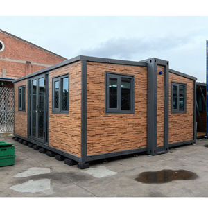 モダン ラグジュアリー ポータブル スチール コンテナハウス プレハブ エキスパンダブル モバイルホーム バスルーム キッチン オフィス付き - オフィスビル アパートメント向け - Product Image 2