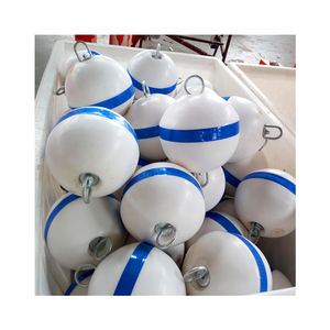 Diamètre personnalisé 600MM Avertir Boule de flotteur Bouée marine Bouée de flotteur en plastique Bouée ronde d'amarrage de bateau Bouée d'ancrage - Product Image 6
