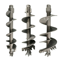 Tarière hydraulique 8000 Nm pour mini-chargeuse, excavatrice et tracteur - Plantation d'arbres, piquetage solaire et fondations