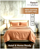Drap de lit en coton uni, linge de lit en coton de couleur unie, ensemble de housse de couette 100% coton, linge de lit confortable en coton pour la chambre