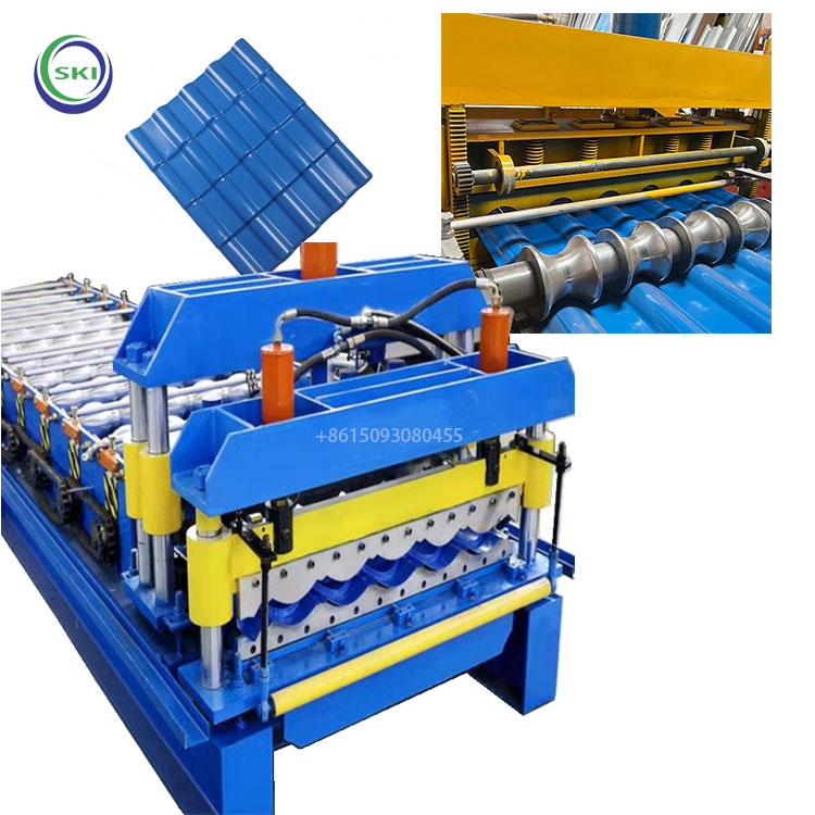 Трехслойная кровельная цветная стальная пресс-машина для Формовки Профилей