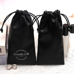 Bolsa de Piel Sintética con Cordón, Personalizada con Impresión Serigrafiada, para Viajes, Cosméticos, Gafas de Sol, Resistente al Agua, Muestra Gratuita OEM - Product Image 1