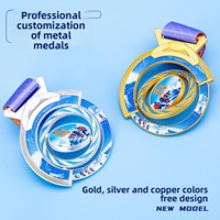 Médaille de sport personnalisée en métal plaqué avec impression UV, plaque de marathon, médaille de souvenir d'escalade en sommet