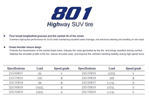Neumático para Automóvil de Pasajeros 205/60R16 Marca DIAN /55R/ - Product Image 4