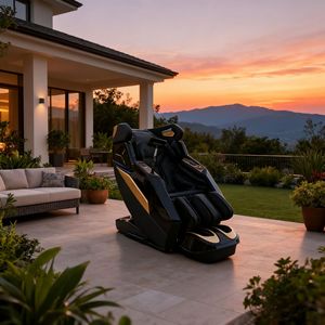 Massage Chair 4D Robotic Hand SL Guide Rail 61 Airbags Zero Gravity Heating <b>Vibration</b> Kneading Full Body Massage Home Use - Product Image 5