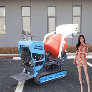 Mezclador de hormigón con motor de gasolina sobre orugas, fabricación en China, mezclador de hormigón de alimentación automática, Mini volquete, mezclador de hormigón - Product Image 3