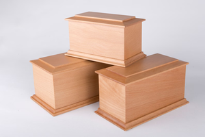 ODM OEM Medium Size Wooden <b>Pet</b> Cremation <b>Urn</b> Memorial <b>Casket</b> for Ashes up to 20kg <b>Pet</b> Customizable - Product Image 3