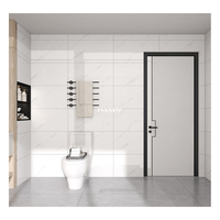 Carreaux muraux en porcelaine de luxe 400x800mm, brillants et émaillés, effet marbre, résistants aux rayures, pour salle de bain, projets résidentiels et commerciaux