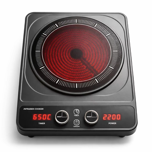 Cocina Eléctrica Portátil <span class=keywords><strong>de</strong></span> Cerámica con Infrarrojos <span class=keywords><strong>de</strong></span> 2200W, <span class=keywords><strong>Placa</strong></span> Caliente <span class=keywords><strong>de</strong></span> un Solo Quemador para Cocina - Product Image 1