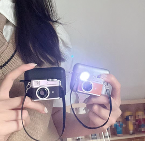 Llavero de plástico LED portátil para exteriores de primera calidad Diseño de cámara <span class=keywords><strong>Leica</strong></span> amarilla con características de luz y sonido para promoción de regalos - Product Image 6