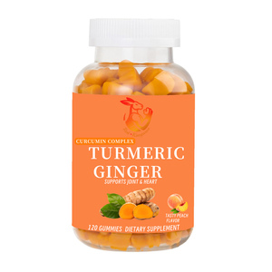 Gummies au Curcuma et au Gingembre OEM ODM pour Adultes : Soutien Musculaire et Santé Digestive – Complément Herbal - Product Image 1