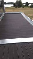 Fabricant de lames de terrasse en plastique HDPE, OEM et ODM, longueur personnalisée, garantie 50 ans, directement de l'usine, revêtement de sol extérieur pour patio