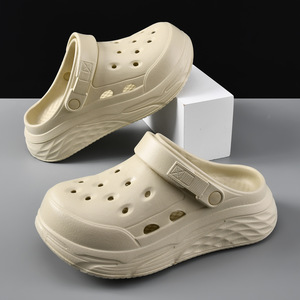 <span class=keywords><strong>Zuecos</strong></span> <span class=keywords><strong>Crocs</strong></span> para <span class=keywords><strong>hombre</strong></span> con suela gruesa que aumenta la altura, transpirables, con punta cerrada, de EVA, para usar en la playa en verano - Product Image 1