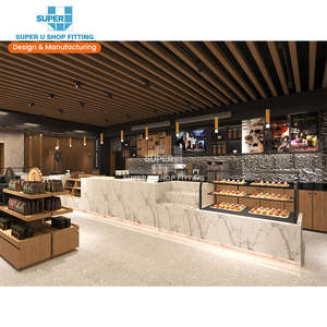 أثاث مقاهي فاخر وديكور بار قهوة عصري وحلول عرض لمتاجر التجزئة الفاخرة وتجهيزات المتاجر التجارية وتصميم داخلي للمقاهي - Product Image 1