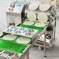Machine automatique pour la fabrication de feuilles de rouleaux de printemps, de pâtes à samosas, de rouleaux de printemps frais (popiah) et d'injera