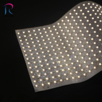 Plaque lumineuse LED ultra-fine et flexible Raymates, SMD2835 6500K, corps de lampe en cuivre découpable pour usage résidentiel