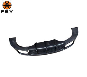 Séparateur de diffuseur de pare-chocs arrière en Fiber de carbone chaud pour <span class=keywords><strong>Prosche</strong></span> <span class=keywords><strong>Macan</strong></span> 95B 2014-2021 diffuseur arrière en carbone - Product Image 5