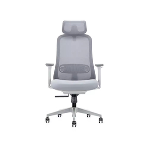 <span class=keywords><strong>Chaise</strong></span> <span class=keywords><strong>de</strong></span> <span class=keywords><strong>bureau</strong></span> pivotante <span class=keywords><strong>de</strong></span> direction en maille grise moderne <span class=keywords><strong>de</strong></span> <span class=keywords><strong>petite</strong></span> taille pour un usage domestique - Product Image 6