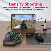 Nuevo en 2026, Adaptador USB Inalámbrico con Conexión Bluetooth para Android, Conjunto de Teclado y Ratón para Juegos como PUBG
