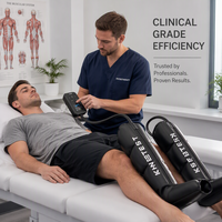 Bottes de récupération à compression d'air sans fil portables professionnelles, masseur ergonomique pour les jambes, appareil de pressothérapie pour blessures sportives