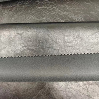 Cuir artificiel gaufré en microfibre de polyester 100 % sans PFAS, extensible dans les quatre sens, pour vêtements