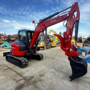KX057-4ขุดขนาดเล็กมือสอง Kubota 5ตัน5.7Ton ขุดขนาดเล็กที่เป็นศูนย์ท้ายแบ็กเกอร์รางยางไฮดรอลิกหัวแม่มือมีในสต็อกสินค้าเซี่ยงไฮ้ - Product Image 4